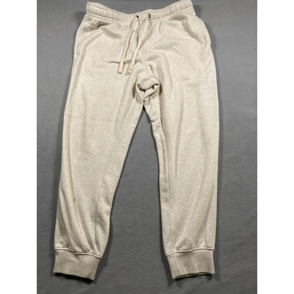 Goodfellow & Co Joggers Mens Large Oatmeal Heather Tapered